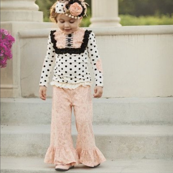 Persnickety Other - Persnickety | Nob Hill Pink Bell Pant | Girls 7